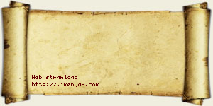 Hana Kažović vizit kartica